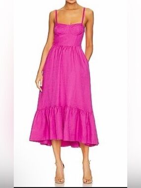 Jonathan Simkhai | Dresses | Jonathan Simkhaiwomens Crepe Combo Mini Ruffle  Dress Red | Poshmark